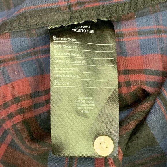 Volcom Men's Classic Fit Plaid Button Down Cotton Pocket Long Sleeve Shirt SZ L‎ - Picture 8 of 12